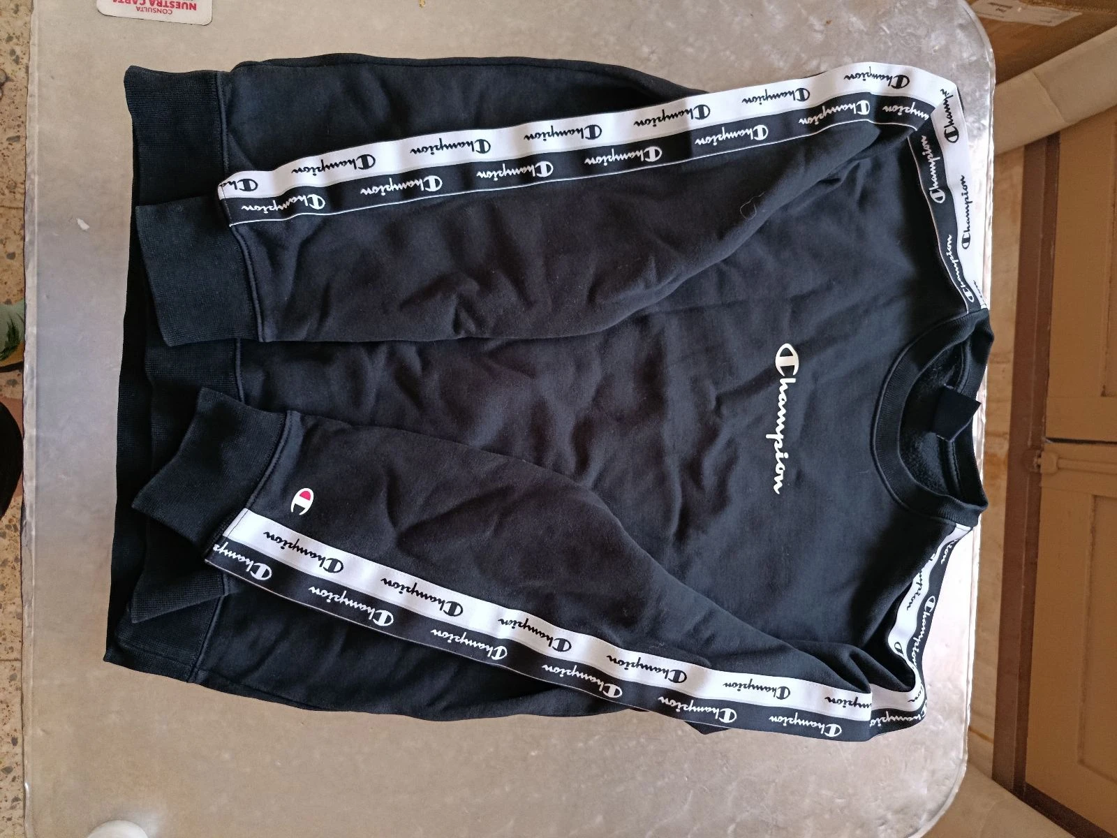 Sudadera Champion original negra – Talla M